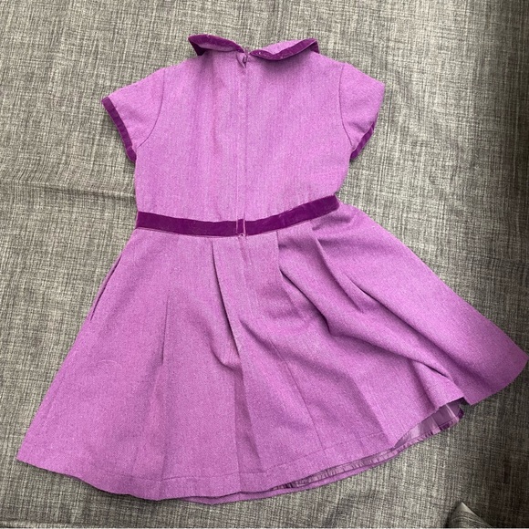 American Girl Beforever Rebecca Purple Plum Dress Size 8 - Picture 3 of 6